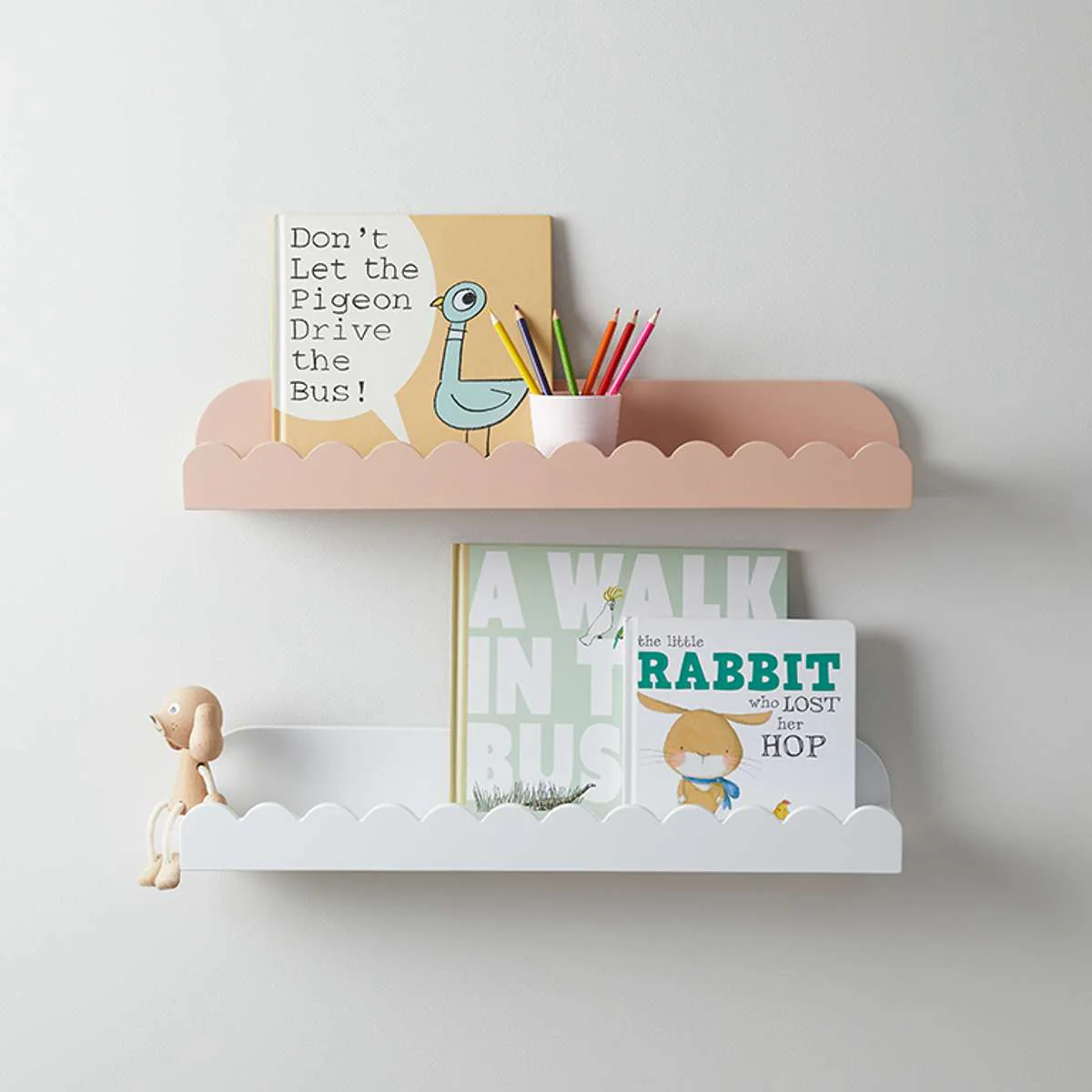 Sarah Scalloped Wall Shelf - White - Image 5