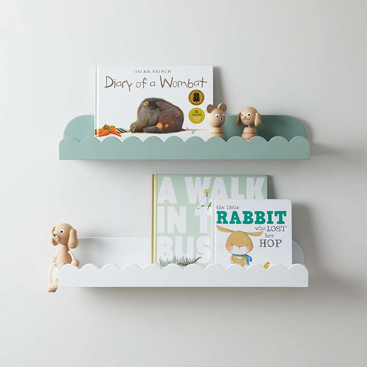 Sarah Scalloped Wall Shelf - White - Image 7