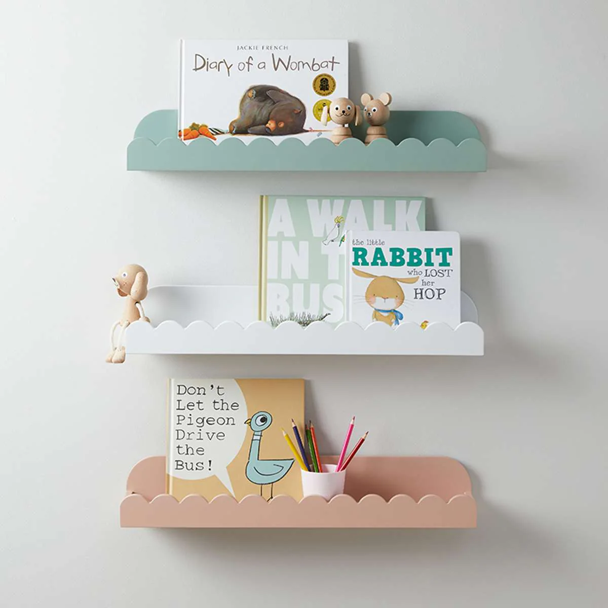 Sarah Scalloped Wall Shelf - White - Image 8