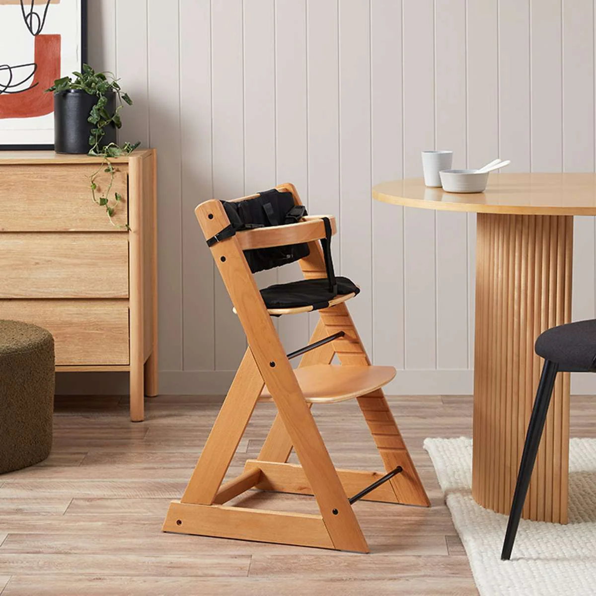 Soho Wooden Highchair - Natural - Image 2