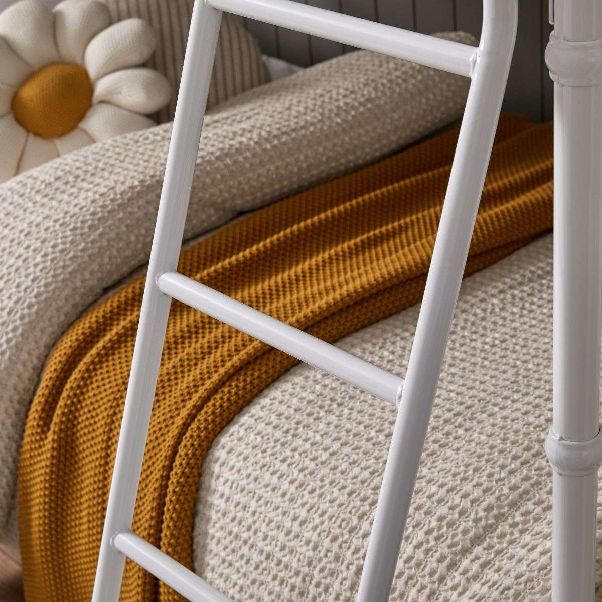 Sonata White Bunk Bed Mattress Bundle - Image 3