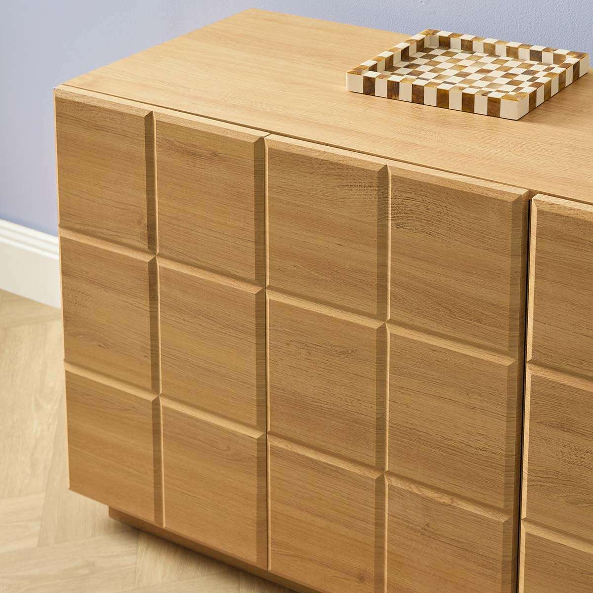 Sonny Checkerboard Buffet - Natural - Image 4