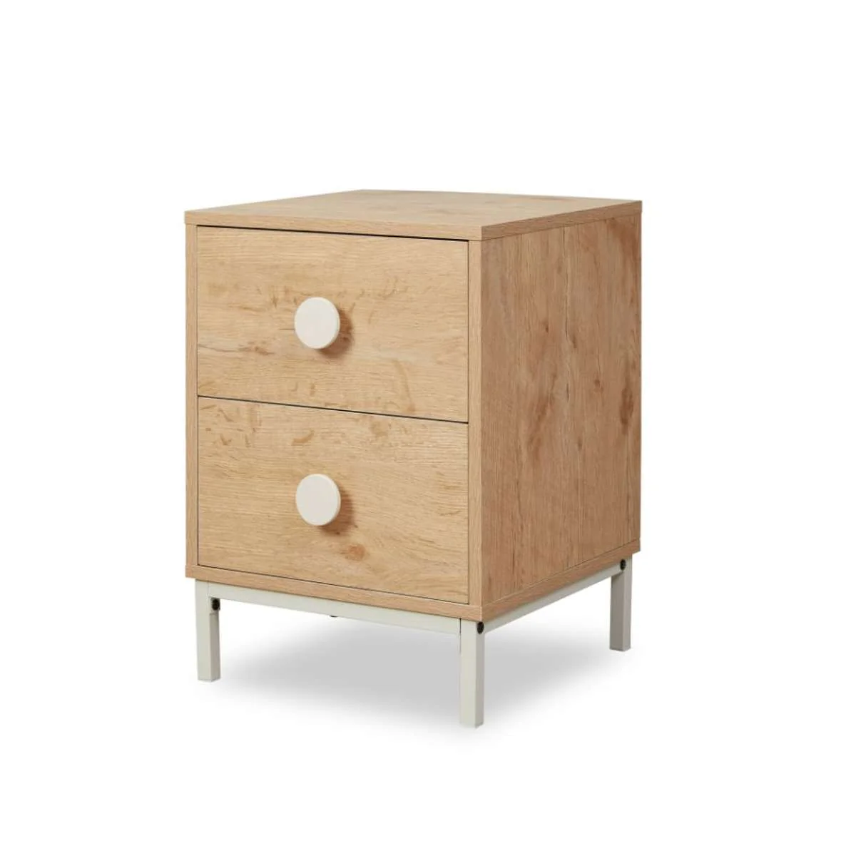 Spotty Bedside Table - Cream - Image 14