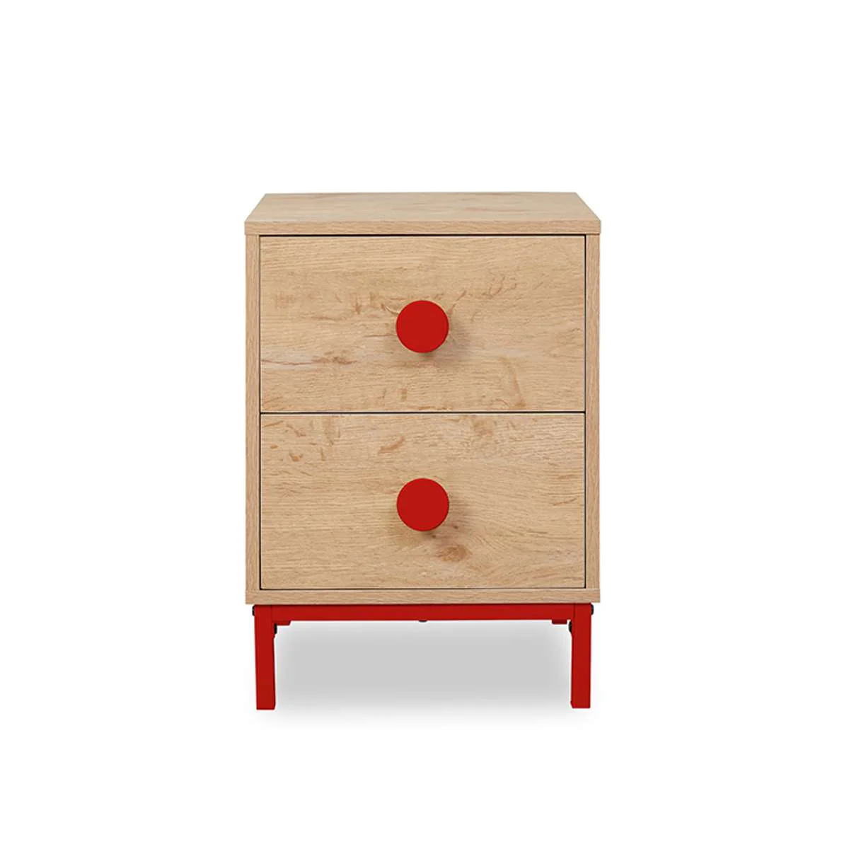 Spotty Bedside Table - Red - Image 13