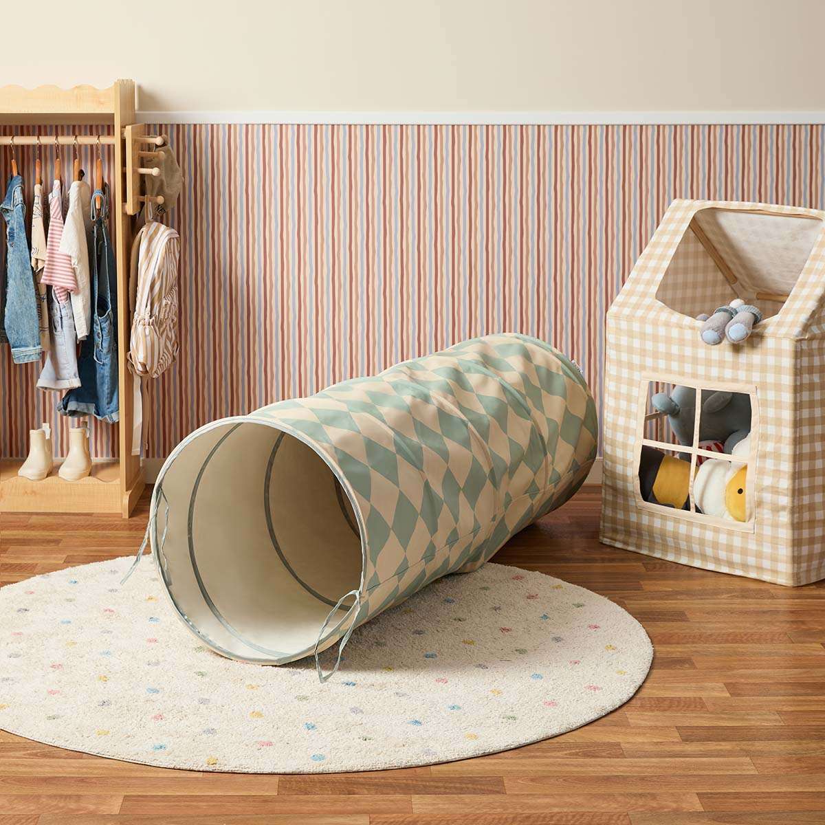 Tunnel - Green/Cream Checkerboard - Image 2