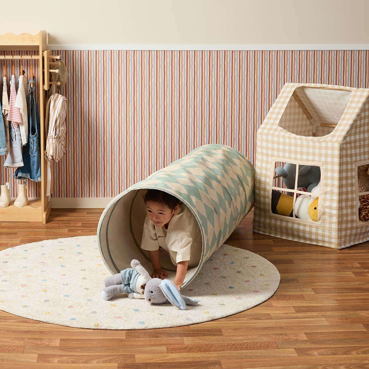Tunnel - Green/Cream Checkerboard - Image 3