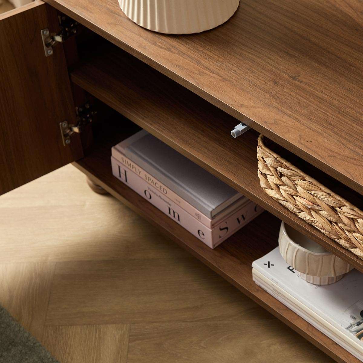 Ziggy Entertainment Unit - Walnut - Image 5